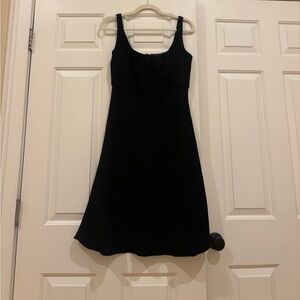 Vintage Y2K Jones New York Midi Black Dress Size 6.